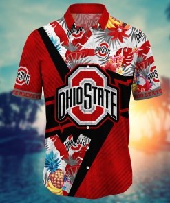 Ohio State Buckeyes NCAA Flower Hawaii Shirt For Fans Ver 22