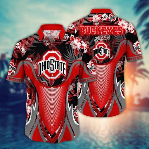 Ohio State Buckeyes NCAA Flower Hawaii Shirt For Fans Ver 24