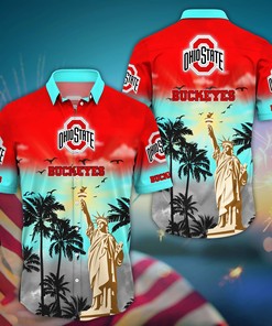 Ohio State Buckeyes NCAA Flower Hawaii Shirt For Fans Ver 26