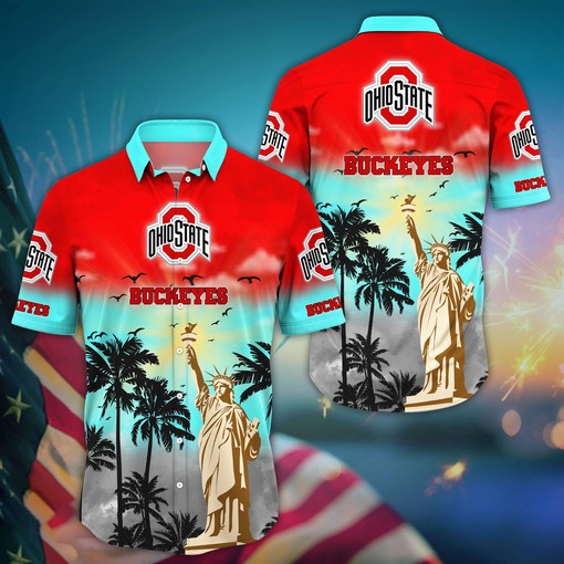 Ohio State Buckeyes NCAA Flower Hawaii Shirt For Fans Ver 26