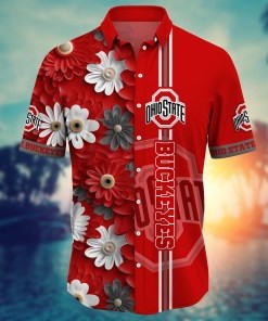 Ohio State Buckeyes NCAA Flower Hawaii Shirt For Fans Ver 27