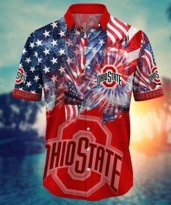 Ohio State Buckeyes NCAA Flower Hawaii Shirt For Fans Ver 32