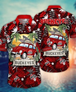 Ohio State Buckeyes NCAA Flower Hawaii Shirt For Fans Ver 34