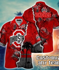 Ohio State Buckeyes NCAA Flower Hawaii Shirt For Fans Ver 35