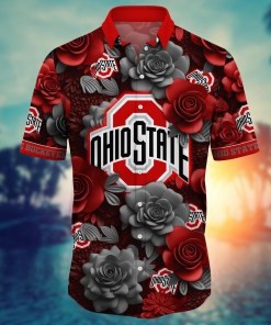 Ohio State Buckeyes NCAA Flower Hawaii Shirt For Fans Ver 37