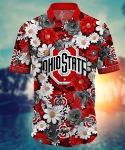 Ohio State Buckeyes NCAA Flower Hawaii Shirt For Fans Ver 4