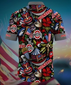 Ohio State Buckeyes NCAA Flower Hawaii Shirt For Fans Ver 5