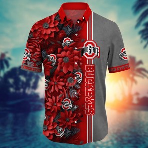 Ohio State Buckeyes NCAA Flower Hawaii Shirt For Fans Ver 6