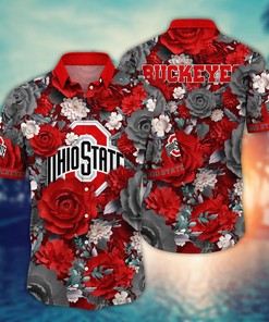 Ohio State Buckeyes NCAA Flower Hawaii Shirt For Fans Ver 9