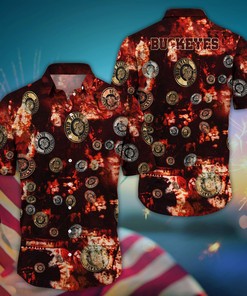 Ohio State Buckeyes NCAA Hawaii Shirt For Fans Ver 2