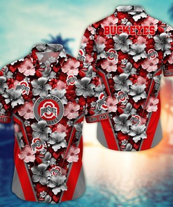 Ohio State Buckeyes NCAA Hawaiian Shirt, Aloha Shirt Ver 2