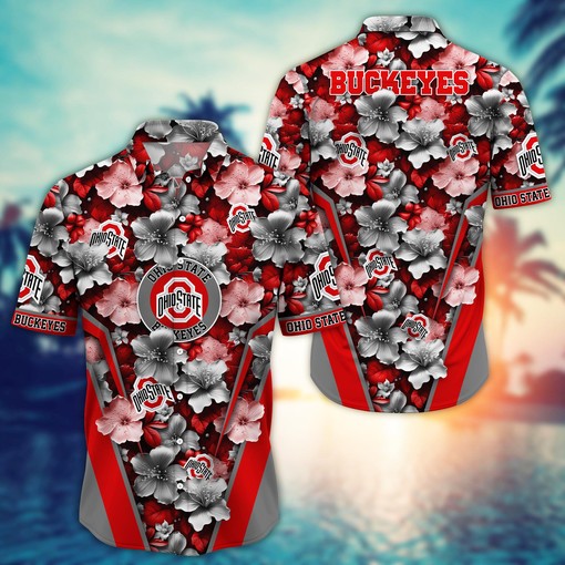 Ohio State Buckeyes NCAA Hawaiian Shirt, Aloha Shirt Ver 2