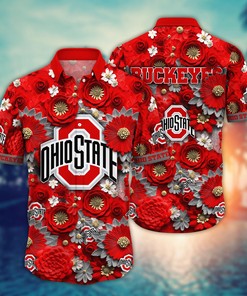 Ohio State Buckeyes NCAA Hawaiian Shirt for This Summer Customize Shirt Any Team