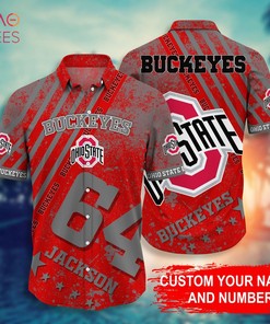 Ohio State Buckeyes Personalized Hawaiian Shirt