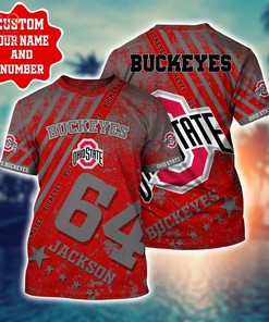 Ohio State Buckeyes Personalized Hawaiian Shirt