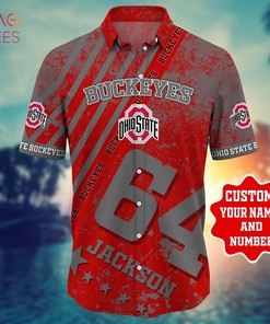 Ohio State Buckeyes Personalized Hawaiian Shirt