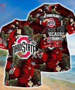 Ohio State Buckeyes Summer Hawaiian Shirts, With Tropical Patterns for Fans