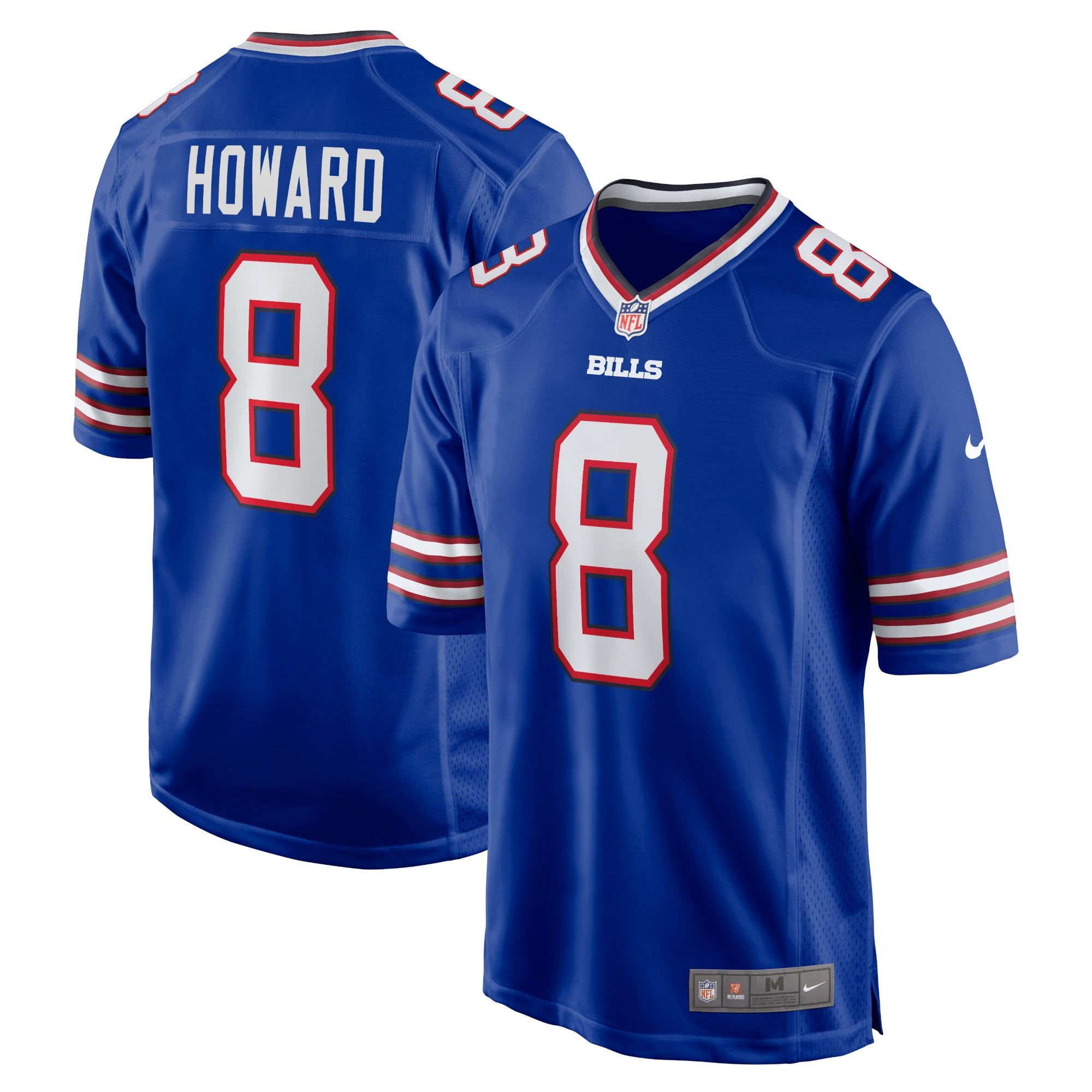 O.j. Howard Buffalo Bills Player Game Jersey - Royal Nfl
