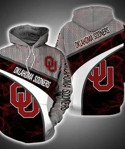Oklahoma Sooners Armor Thunder 3D Hoodie Oklahoma Sooners Gifts for Men