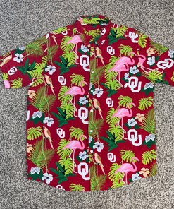 Oklahoma Sooners Hawaiian Shirt.