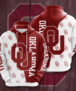 Oklahoma Sooners Logo for Fan 3D Hoodie Gifts for Oklahoma Sooners Fans