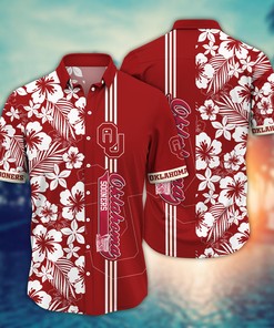 Oklahoma Sooners NCAA Flower Hawaii Shirt For Fans Ver 19