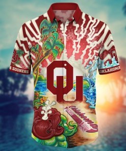Oklahoma Sooners NCAA Flower Hawaii Shirt For Fans Ver 2
