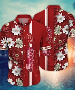 Oklahoma Sooners NCAA Flower Hawaii Shirt For Fans Ver 26