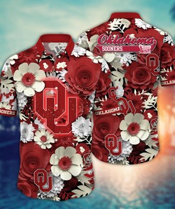 Oklahoma Sooners NCAA Flower Hawaii Shirt For Fans Ver 27