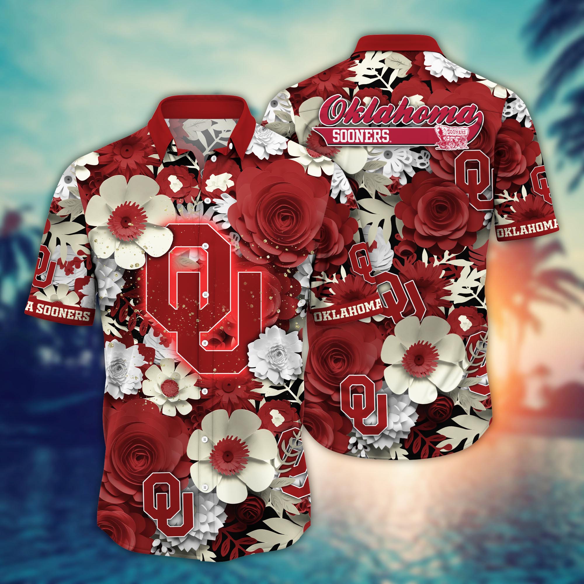 Oklahoma Sooners NCAA Flower Hawaii Shirt For Fans Ver 27