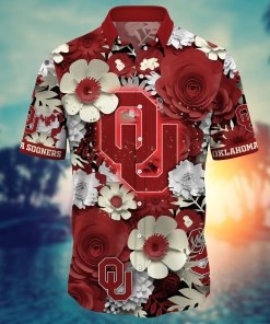 Oklahoma Sooners NCAA Flower Hawaii Shirt For Fans Ver 27