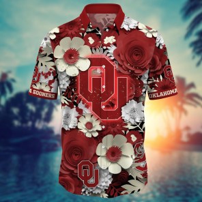 Oklahoma Sooners NCAA Flower Hawaii Shirt For Fans Ver 27