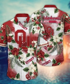 Oklahoma Sooners NCAA Flower Hawaii Shirt For Fans Ver 29