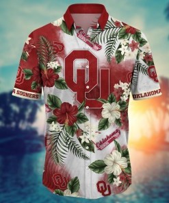 Oklahoma Sooners NCAA Flower Hawaii Shirt For Fans Ver 29