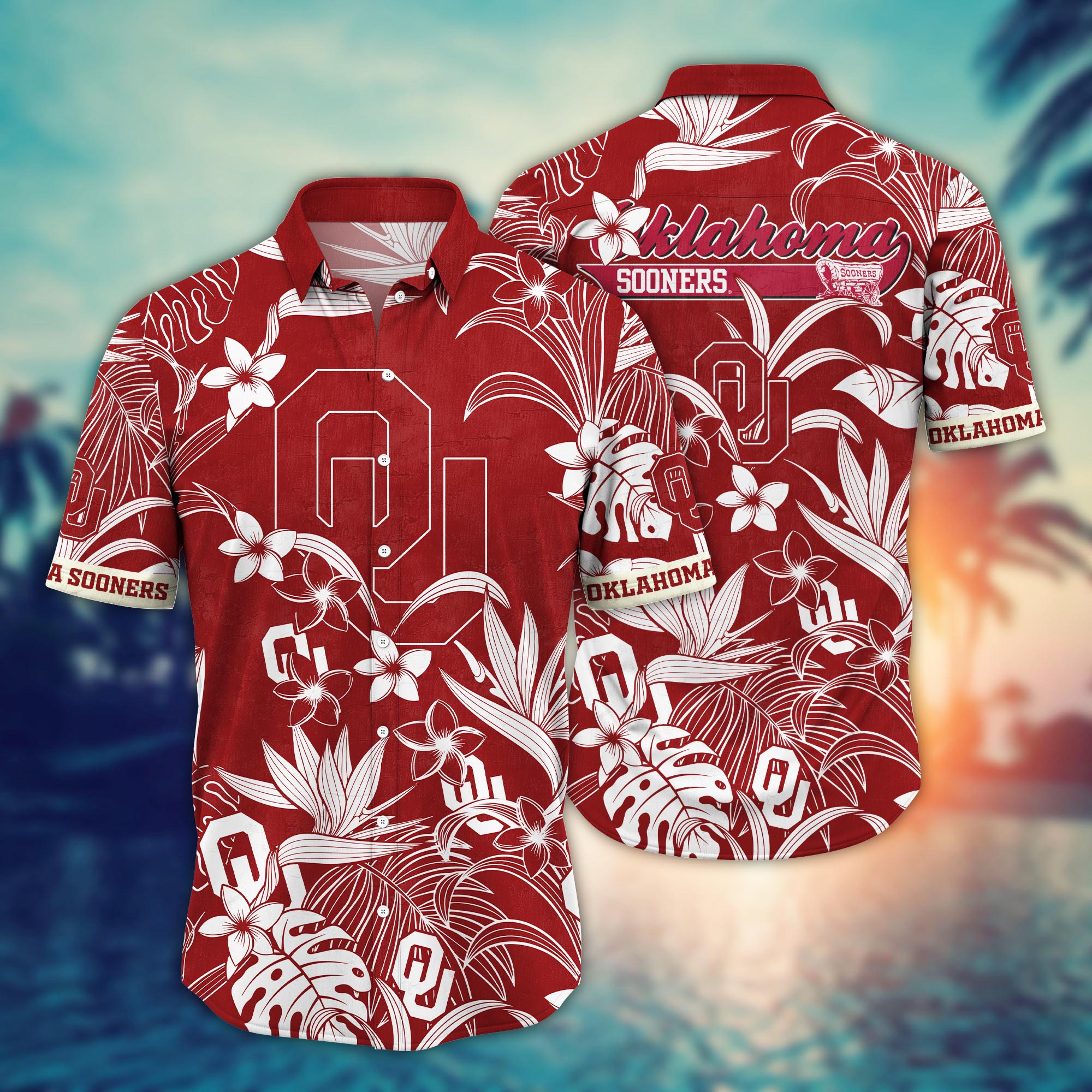 Oklahoma Sooners NCAA Flower Hawaii Shirt For Fans Ver 31