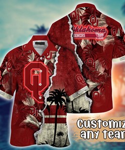 Oklahoma Sooners NCAA Flower Hawaii Shirt For Fans Ver 34