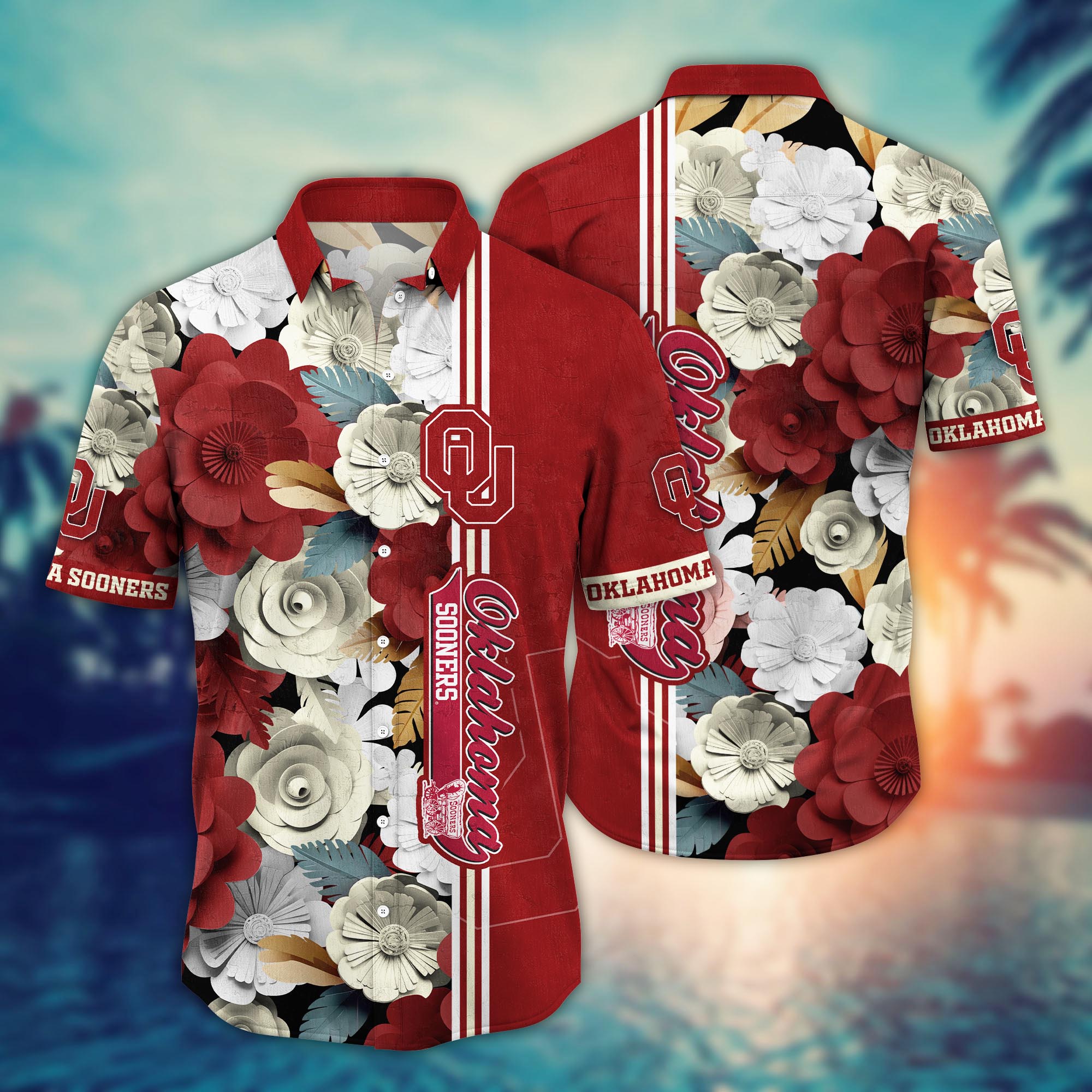 Oklahoma Sooners NCAA Flower Hawaii Shirt For Fans Ver 36