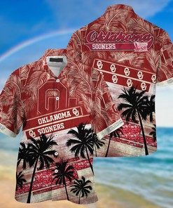 Oklahoma Sooners NCAA Palm Tree Pattern Hawaii Shirt For Sports Fans