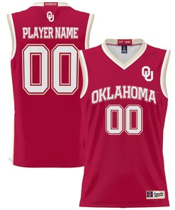 Oklahoma Sooners NIL Men's Basketball Custom Jersey - Crimson