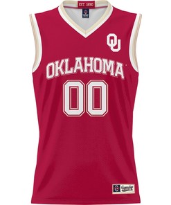 Oklahoma Sooners NIL Men's Basketball Custom Jersey - Crimson