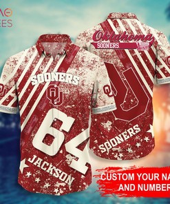 Oklahoma Sooners Personalized Hawaiian Shirt