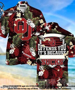 Oklahoma Sooners This Flag Offends You Summer Beach Hawaiian Shirt