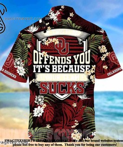 Oklahoma Sooners This Flag Offends You Summer Beach Hawaiian Shirt