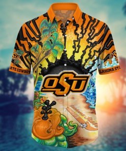 Oklahoma State Cowboys NCAA Flower Hawaii Shirt For Fans Ver 1