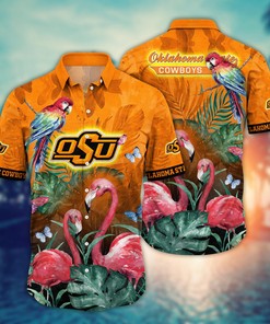 Oklahoma State Cowboys NCAA Flower Hawaii Shirt For Fans Ver 10