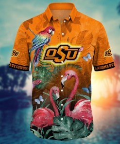 Oklahoma State Cowboys NCAA Flower Hawaii Shirt For Fans Ver 10