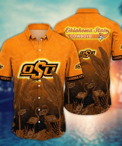 Oklahoma State Cowboys NCAA Flower Hawaii Shirt For Fans Ver 11