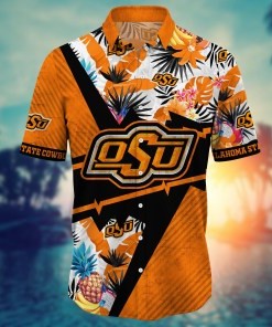 Oklahoma State Cowboys NCAA Flower Hawaii Shirt For Fans Ver 12