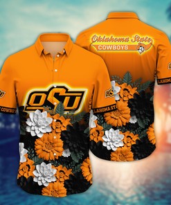 Oklahoma State Cowboys NCAA Flower Hawaii Shirt For Fans Ver 13