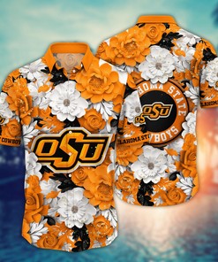 Oklahoma State Cowboys NCAA Flower Hawaii Shirt For Fans Ver 14